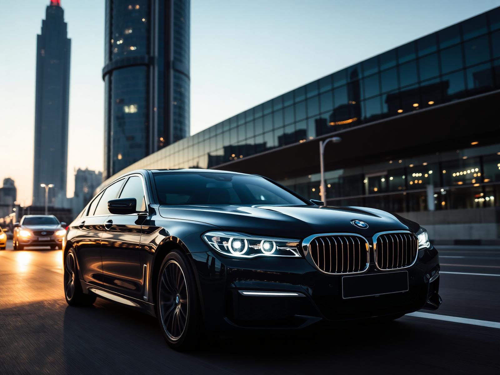 BMW chauffeur car in the UAE