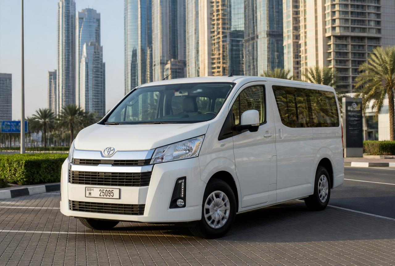 Toyota Hi Ace chauffeur car in the UAE